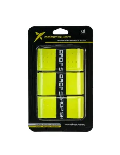 3Er-Pack Overgrip Drop Shot Super Tacky Gelb